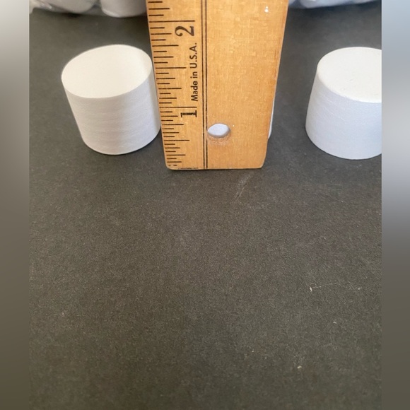 Darice Foamies Foam Shapes Fake Faux Marshmallows larger size lot of 95 - Picture 6 of 9